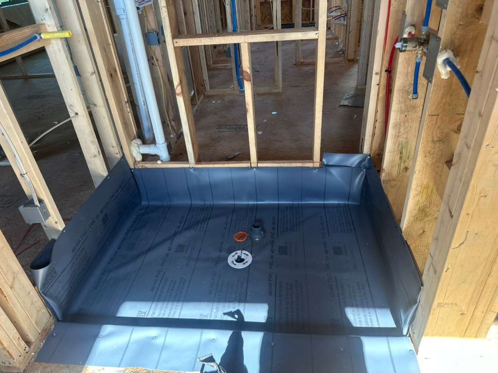 Impermeabilización de base de ducha (Shower Pan)